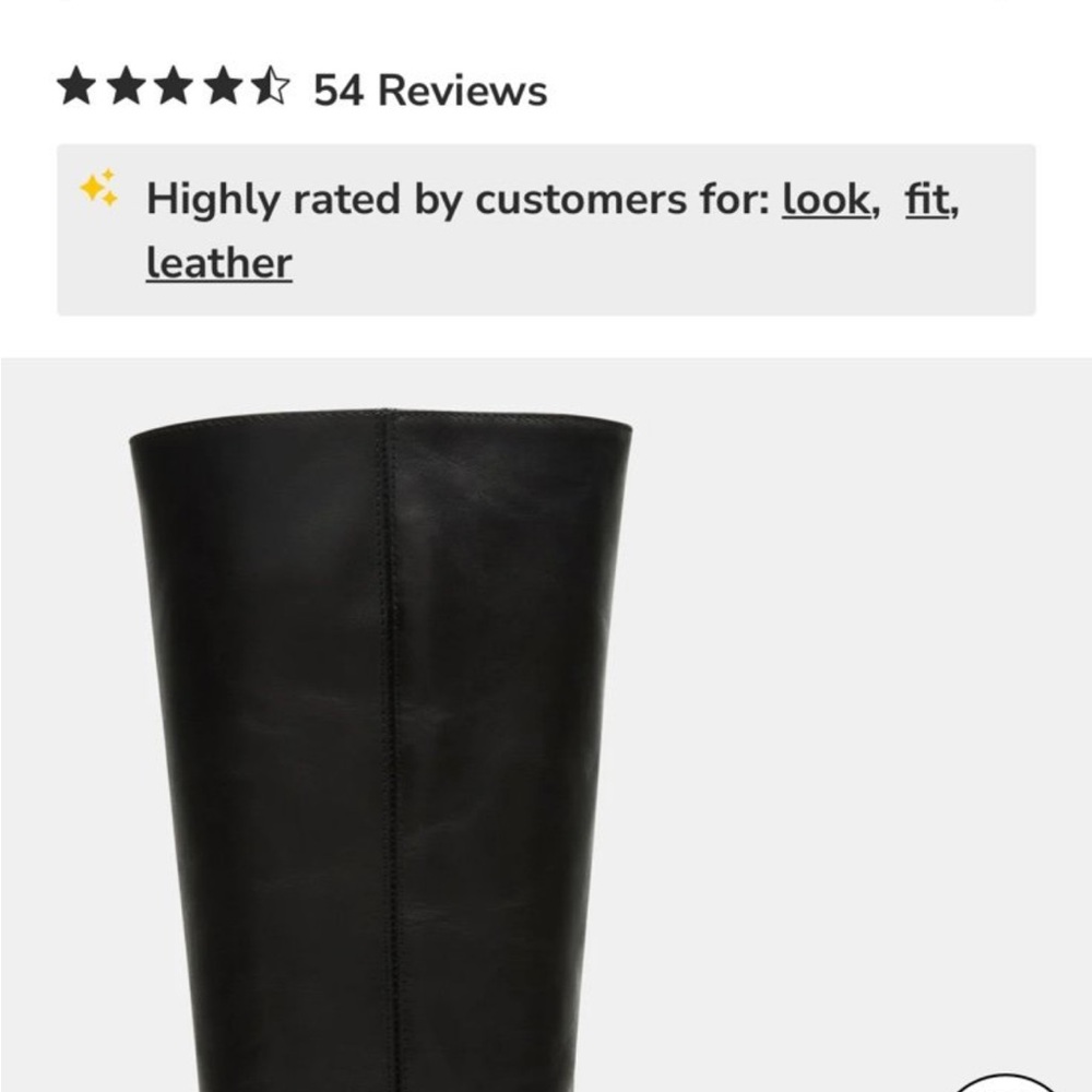 Briggs New York Black Over the Knee Boots - Picture 5 of 5